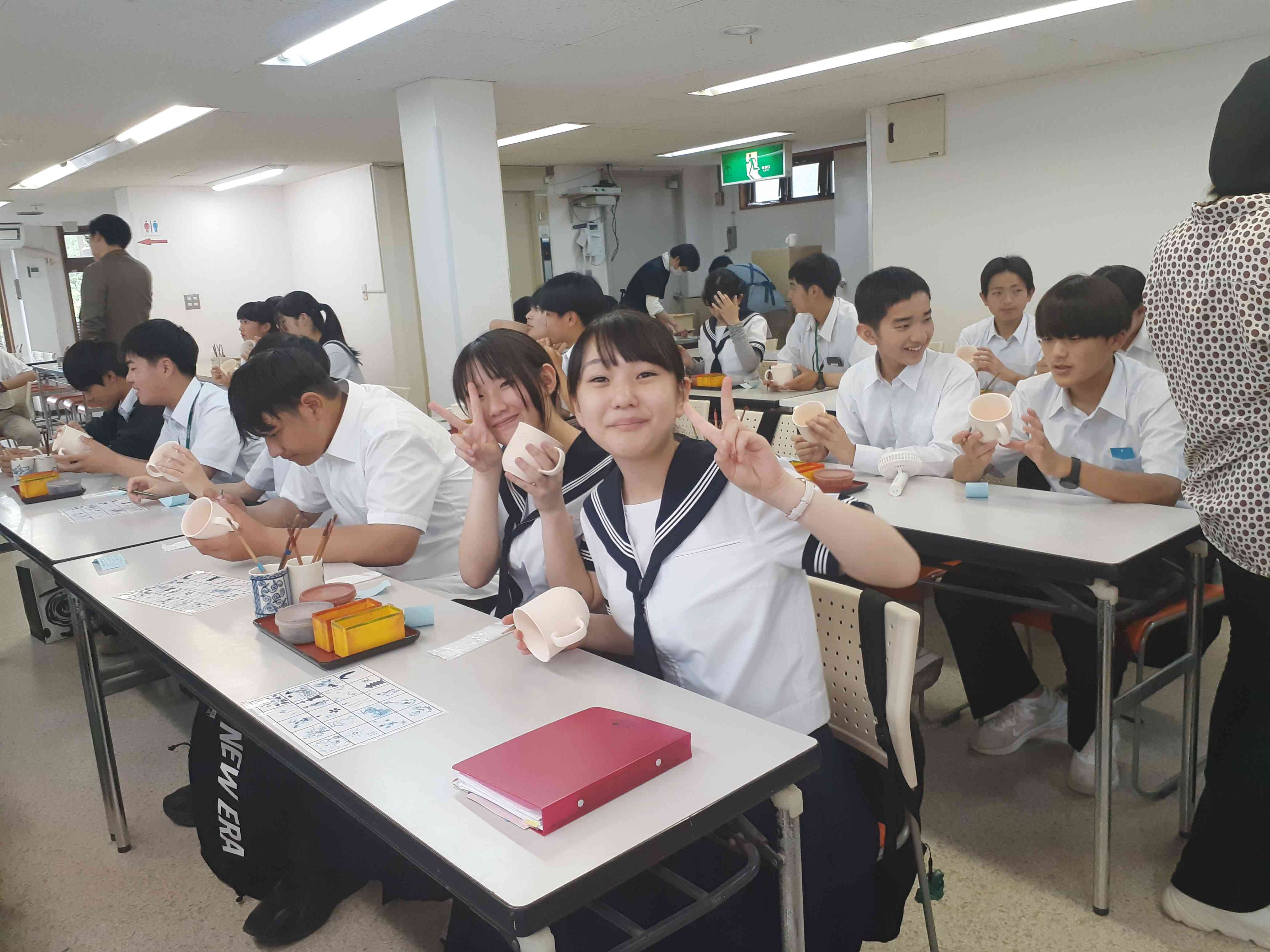 修学旅行清水絵付け１